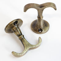 Nautical Hook IR8397 Rustic Ceiling Hook, Antique Brass