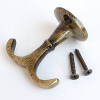 Nautical Hook IR8397 Rustic Ceiling Hook, Antique Brass