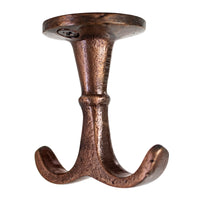 Nautical Hook IR8397 Rustic Ceiling Hook, Antique Brass