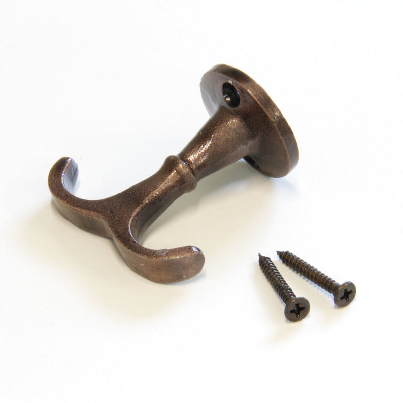 Nautical Hook IR8397 Rustic Ceiling Hook, Antique Brass