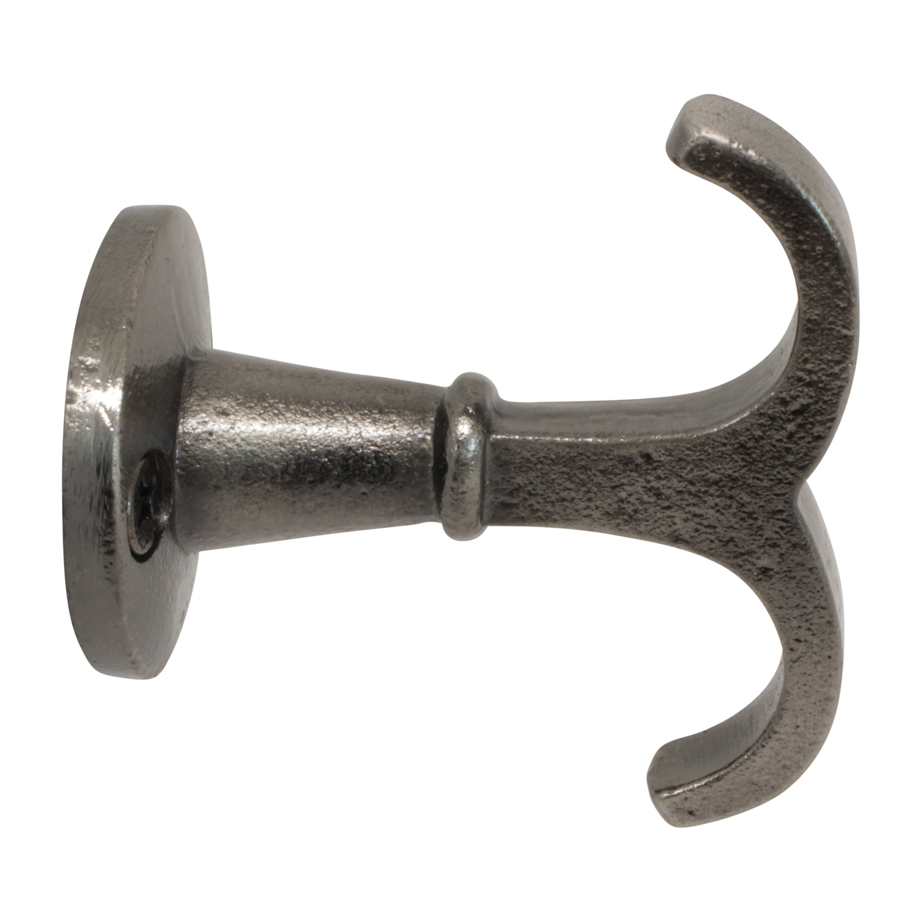 Wrought Iron Ceiling Hook Screw - Heavy Duty Primitive Style Hanger For Lamps & Planters