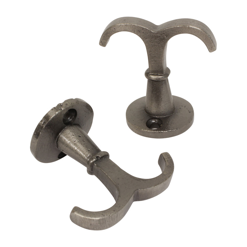 Nautical Hook IR8397 Rustic Ceiling Hook, Antique Brass