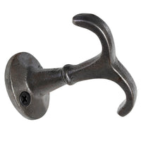 Nautical Hook IR8397 Rustic Ceiling Hook, Antique Brass
