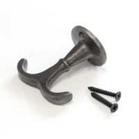 Nautical Hook IR8397 Rustic Ceiling Hook, Antique Brass
