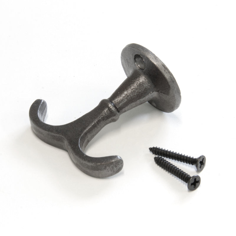 Nautical Hook IR8397 Rustic Ceiling Hook, Antique Brass