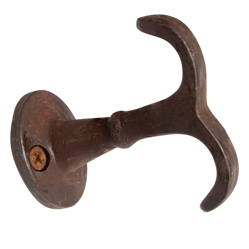 Nautical Hook IR8397 Rustic Ceiling Hook, Antique Brass