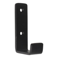 Single Hook IR8400 Modern Industrial flat-bar Wall Hook, Antique Brass