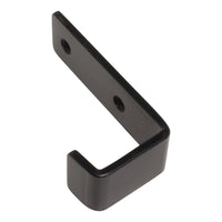 Single Hook IR8400 Modern Industrial flat-bar Wall Hook, Antique Brass