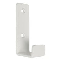 Single Hook IR8400 Modern Industrial flat-bar Wall Hook, Antique Brass
