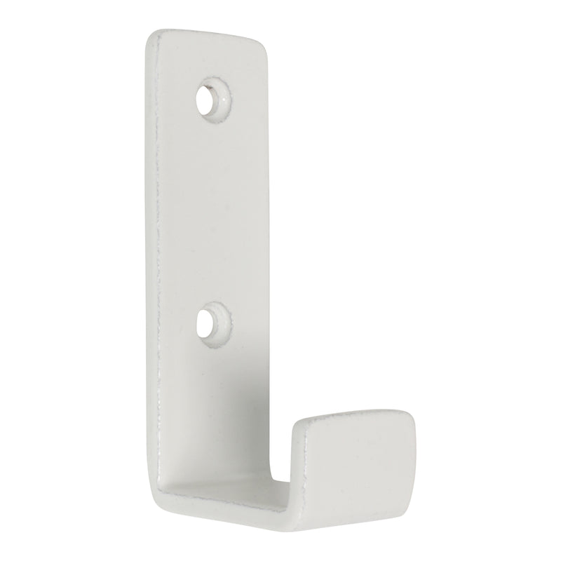 Single Hook IR8400 Modern Industrial flat-bar Wall Hook, Antique Brass