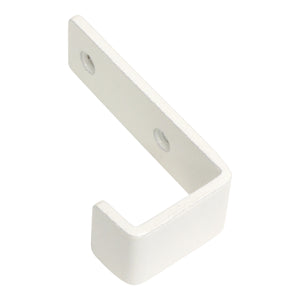 Single Hook IR8400 Modern Industrial flat-bar Wall Hook, Antique Brass