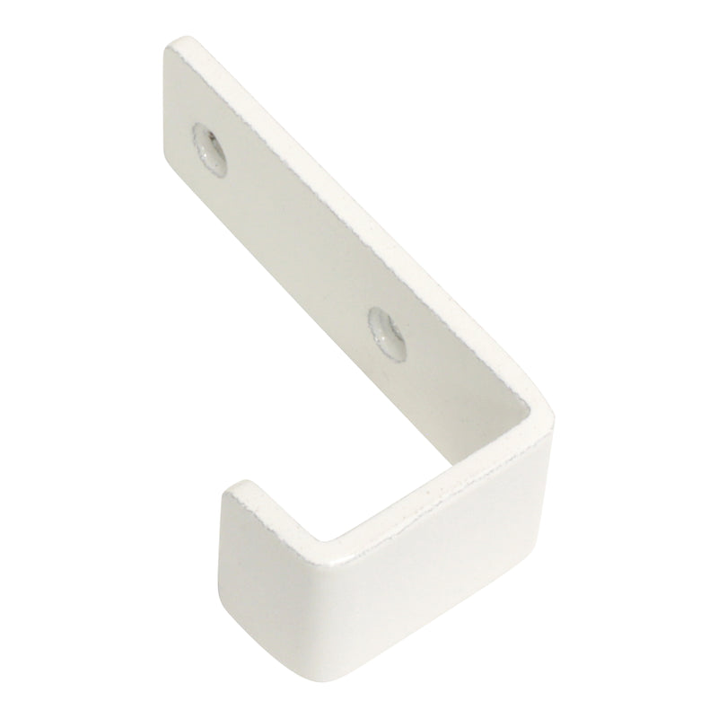 Single Hook IR8400 Modern Industrial flat-bar Wall Hook, Antique Brass