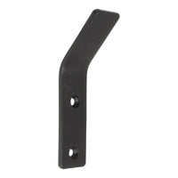 Angled Hook IR8401 Modern Industrial flat-bar Wall Hook, Antique Brass