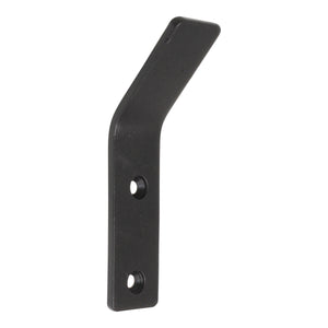 Angled Hook IR8401 Modern Industrial flat-bar Wall Hook, Antique Brass