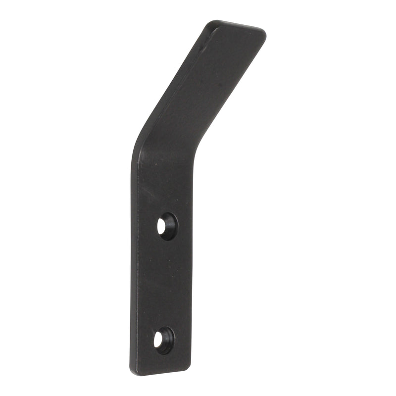 Angled Hook IR8401 Modern Industrial flat-bar Wall Hook, Antique Brass