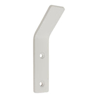 Angled Hook IR8401 Modern Industrial flat-bar Wall Hook, Antique Brass