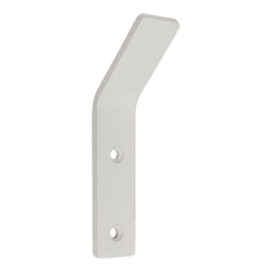 Angled Hook IR8401 Modern Industrial flat-bar Wall Hook, Antique Brass