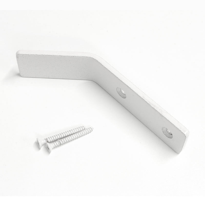 Angled Hook IR8401 Modern Industrial flat-bar Wall Hook, Antique Brass