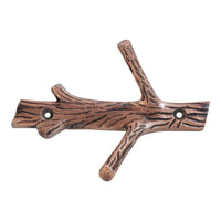 Elder Hook IR8410 Rustic Cabin Wall Hook, Antique Brass