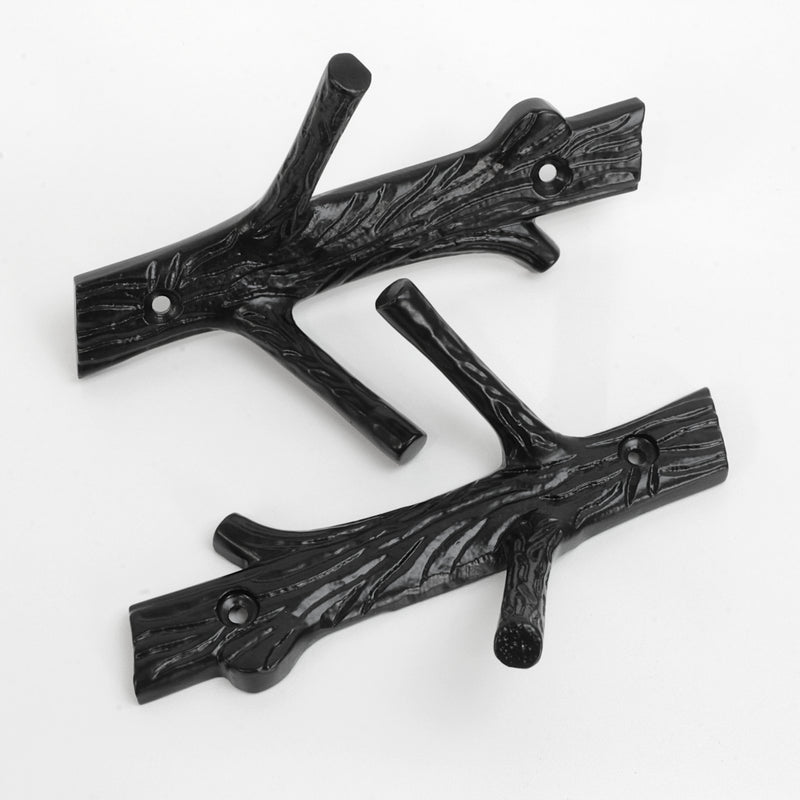 Elder Hook IR8410 Rustic Cabin Wall Hook, Antique Brass