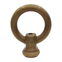 Loop BR01 Traditional Round Brass Loop, Antique Brass