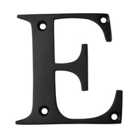 Letter BR2350 Modern, Serif House Letter, Oil Bronzed Black