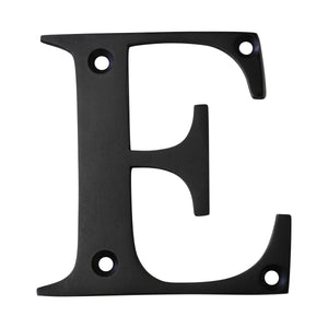 Letter BR2350 Modern, Serif House Letter, Oil Bronzed Black