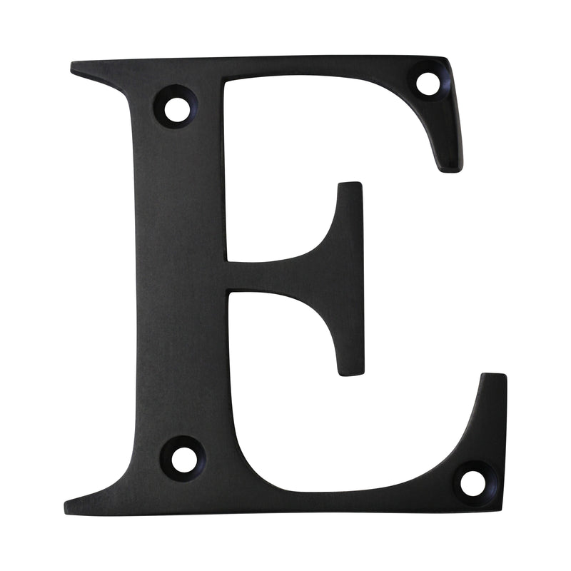 Letter BR2350 Modern, Serif House Letter, Oil Bronzed Black