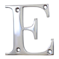Letter BR2350 Modern, Serif House Letter, Polished Chrome