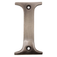 Letter BR2350 Modern, Serif House Letter, Antique Nickel