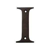 Letter BR2350 Modern, Serif House Letter, Oil Bronzed Black