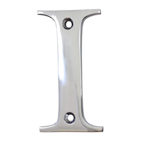Letter BR2350 Modern, Serif House Letter, Polished Chrome