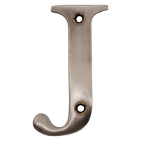 Letter BR2350 Modern, Serif House Letter, Antique Nickel