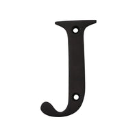 Letter BR2350 Modern, Serif House Letter, Oil Bronzed Black
