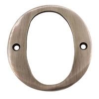 Letter BR2350 Modern, Serif House Letter, Antique Nickel