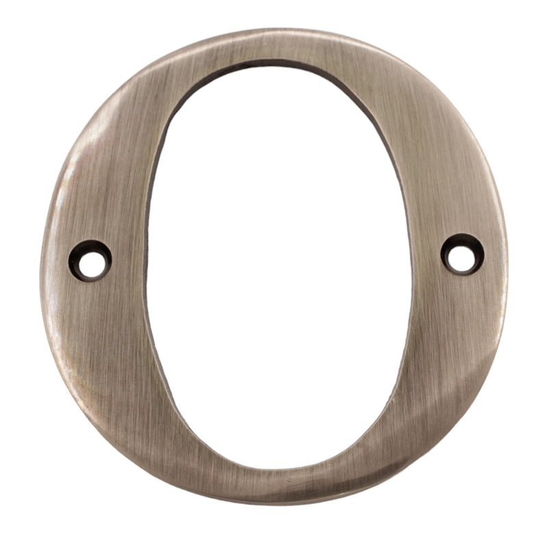 Letter BR2350 Modern, Serif House Letter, Antique Nickel