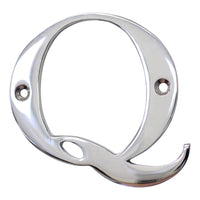 Letter BR2350 Modern, Serif House Letter, Polished Chrome