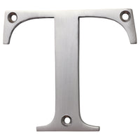 Letter BR2350 Modern, Serif House Letter, Brushed Chrome