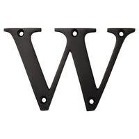 Letter BR2350 Modern, Serif House Letter, Oil Bronzed Black