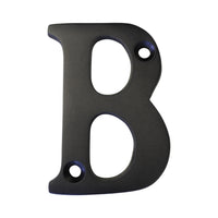 Letter BR2351 Modern, Serif House Letter, Oil Bronzed Black