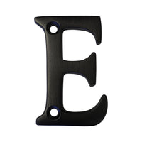 Letter BR2351 Modern, Serif House Letter, Oil Bronzed Black