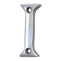 Letter BR2351 Modern, Small, Serif House Letter, Polished Chrome