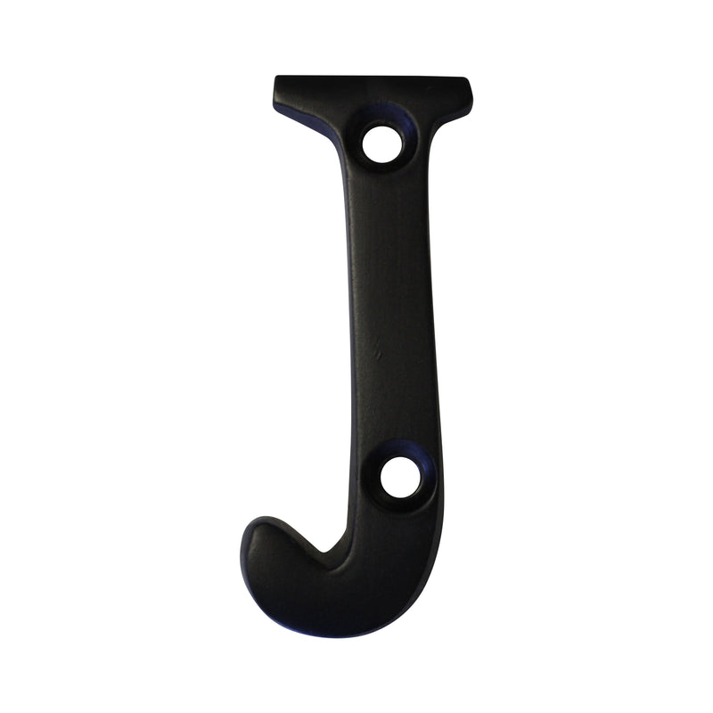Letter BR2351 Modern, Serif House Letter, Oil Bronzed Black