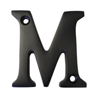 Letter BR2351 Modern, Serif House Letter, Oil Bronzed Black