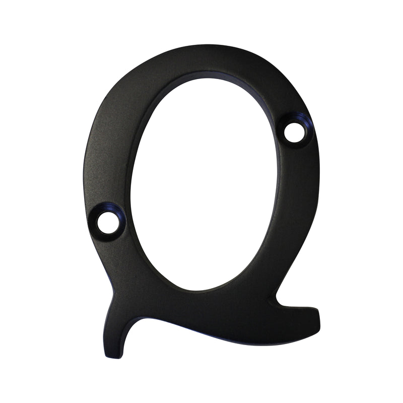 Letter BR2351 Modern, Serif House Letter, Oil Bronzed Black