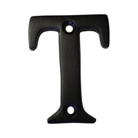 Letter BR2351 Modern, Serif House Letter, Oil Bronzed Black