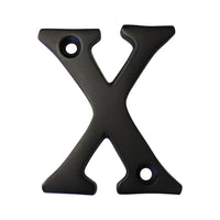 Letter BR2351 Modern, Serif House Letter, Oil Bronzed Black