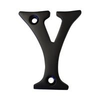 Letter BR2351 Modern, Serif House Letter, Oil Bronzed Black
