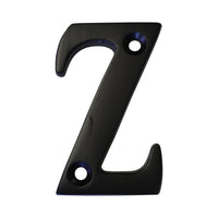 Letter BR2351 Modern, Serif House Letter, Oil Bronzed Black