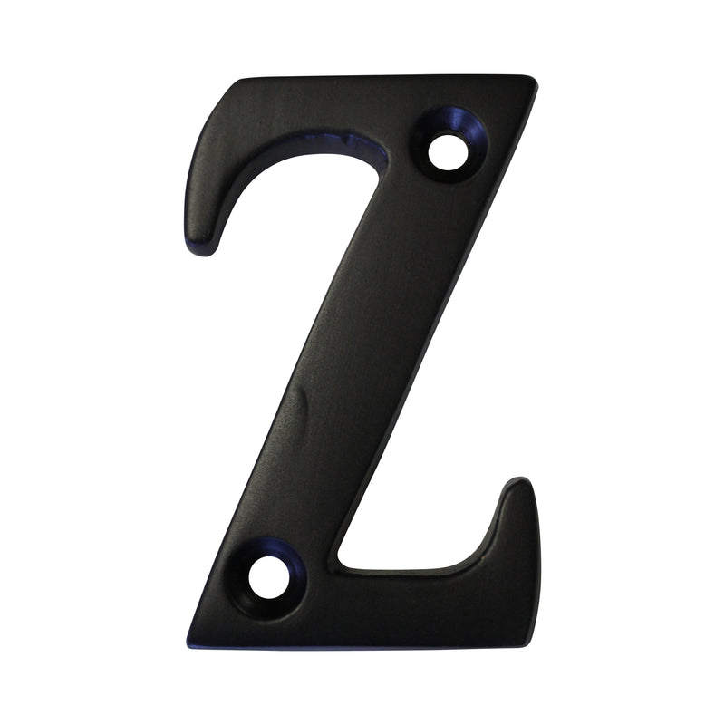 Letter BR2351 Modern, Serif House Letter, Oil Bronzed Black